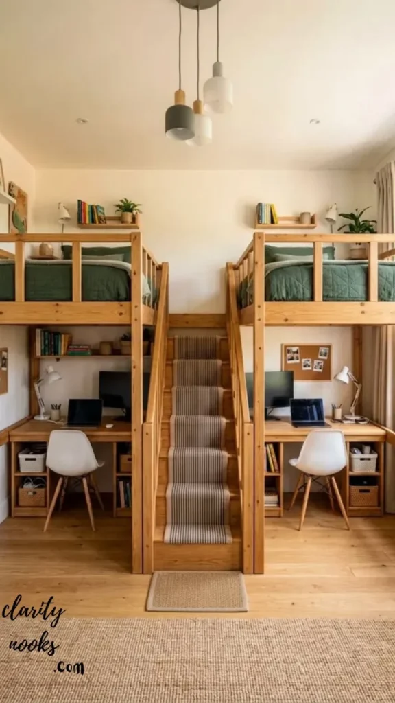 Build a Loft Bed System With Dedicated Zones