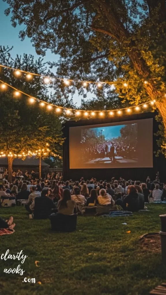 Turn the Backyard Into an Outdoor Cinema Experience