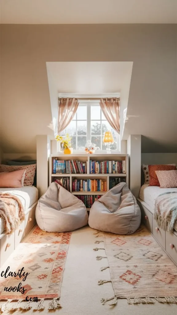 Create a Reading Corner With Floor Cushions and a DIY Bookshelf