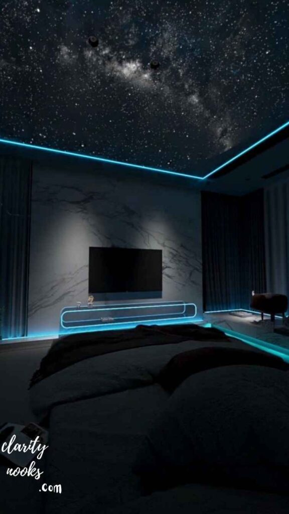 Glow-in-the-Dark Galaxy Ceiling