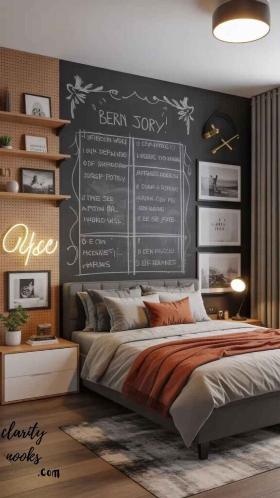 Chalkboard Paint Feature Wall