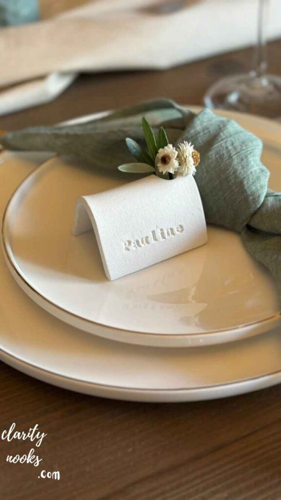 Make Handwritten Place Cards That Double as Keepsakes
