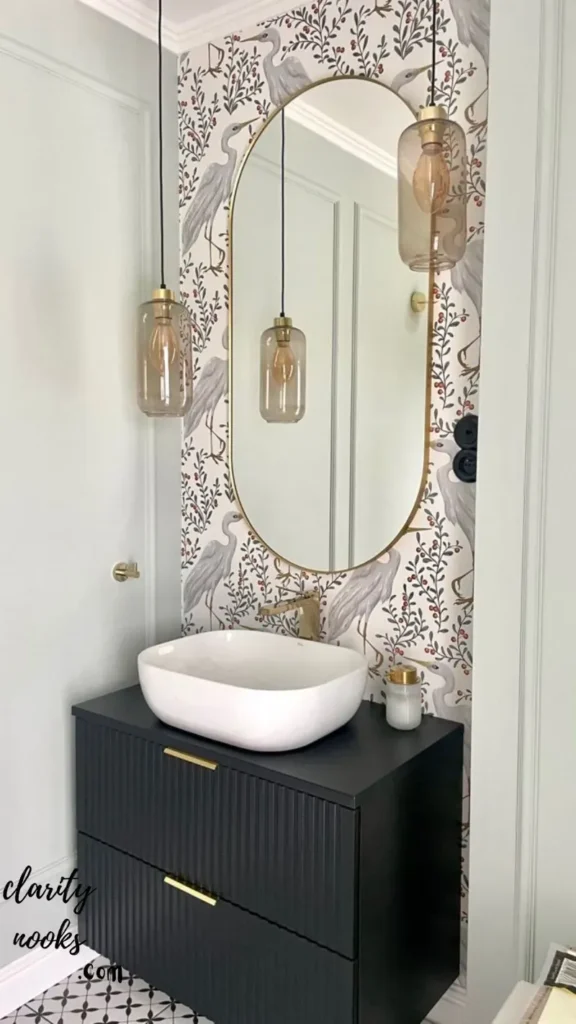 Statement Wallpaper on a Single Wall