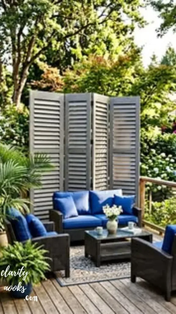 Repurposed Wooden Shutters