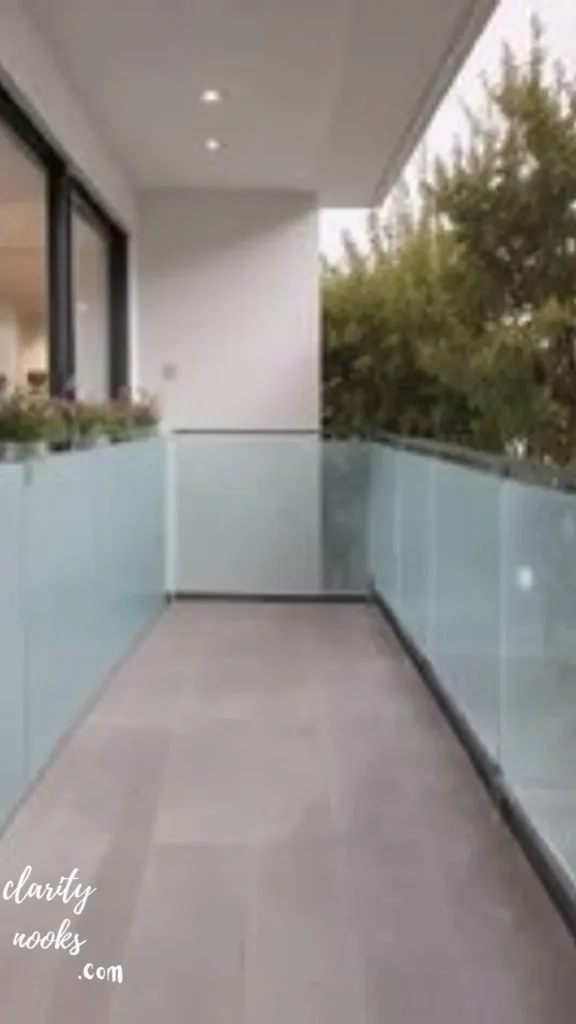 Privacy Window Film for Glass Railings