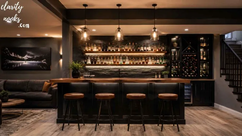 DIY Basement Bar Ideas