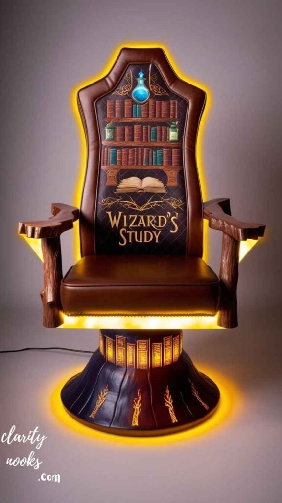 Wooden Gaming Throne