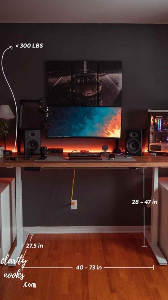 The Motorized Standing Desk Frame Upgrade The Ergonomic Smart Play