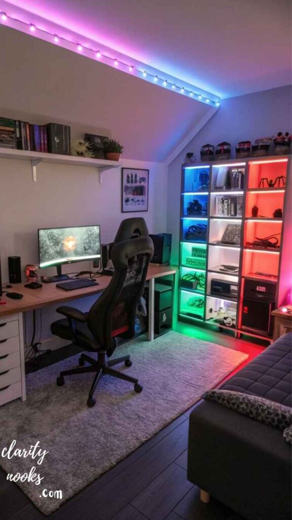 Streaming or Content Corner Without a Second Room