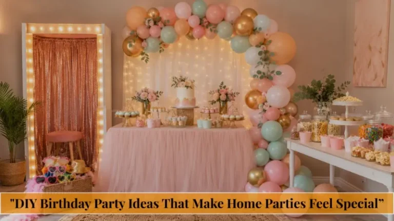 DIY Birthday Party Ideas