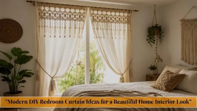 DIY Bedroom Curtain Ideas