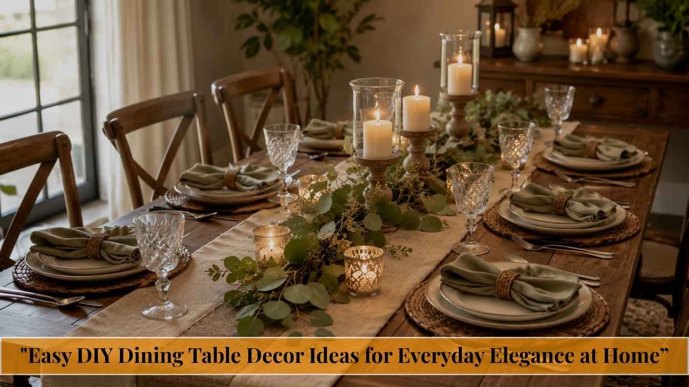 DIY Dining Table Decor Ideas