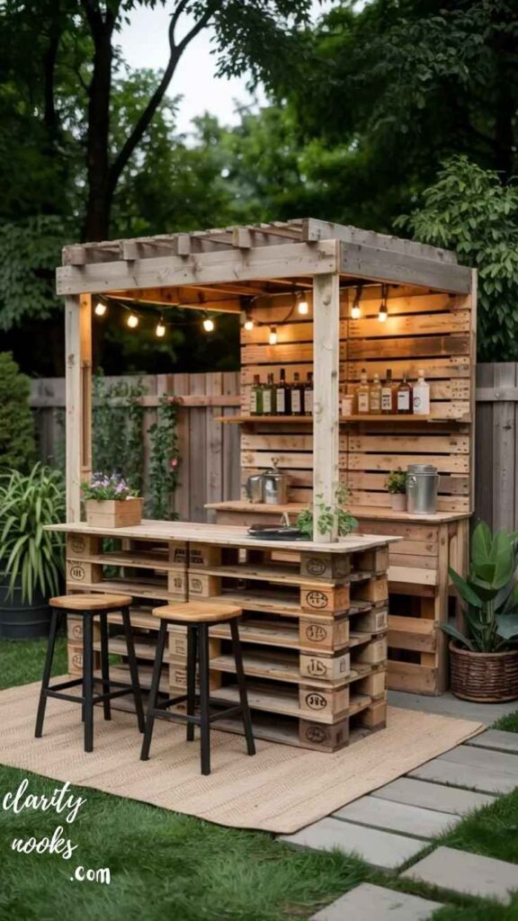 Outdoor Pallet Bar