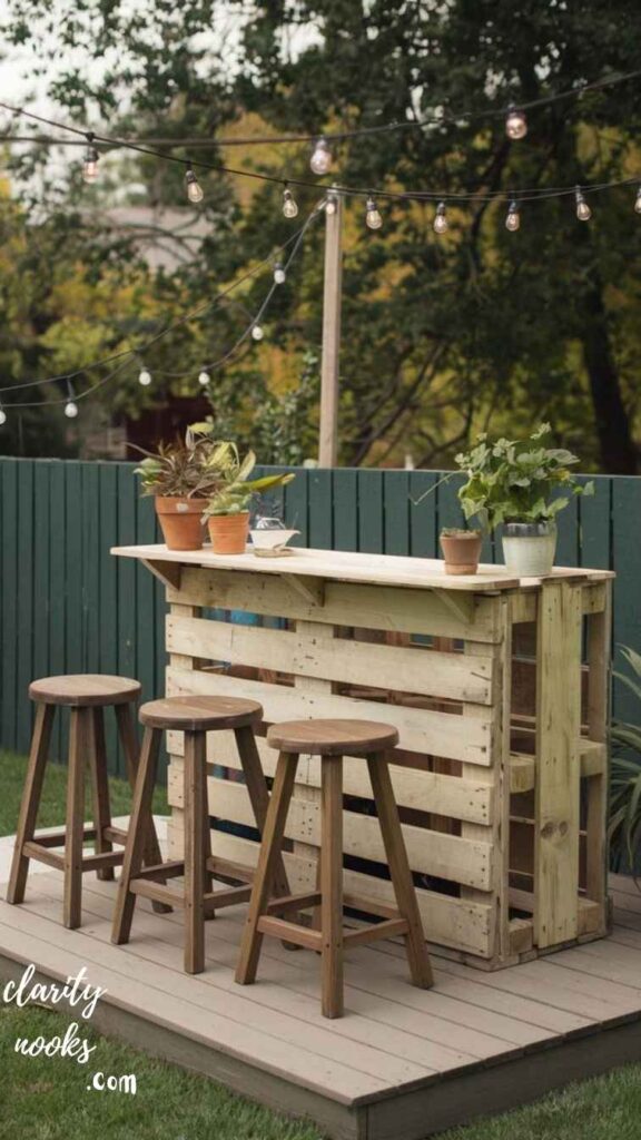 Repurposed Console or Dresser Bar