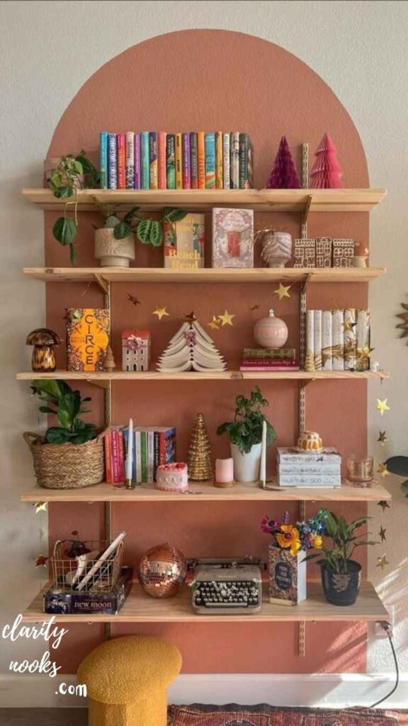 Art on the Shelf Leaning