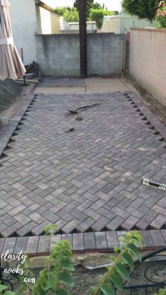Create a Paver Patio With a Herringbone Pattern