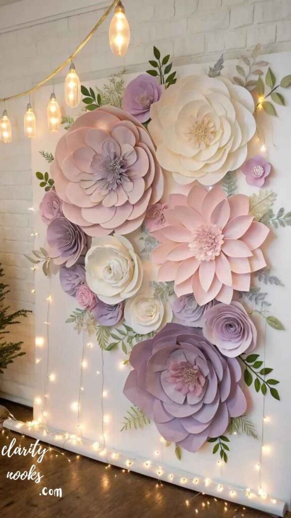 Paper Flower Walls