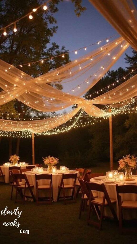 Festive String Lights and Fairy Light Installations