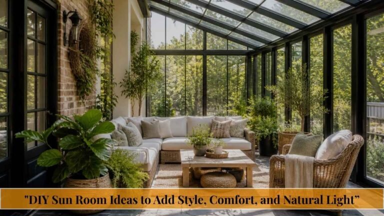 DIY Sun Room Ideas