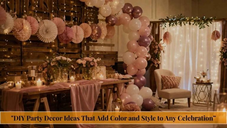 DIY Party Decor Ideas