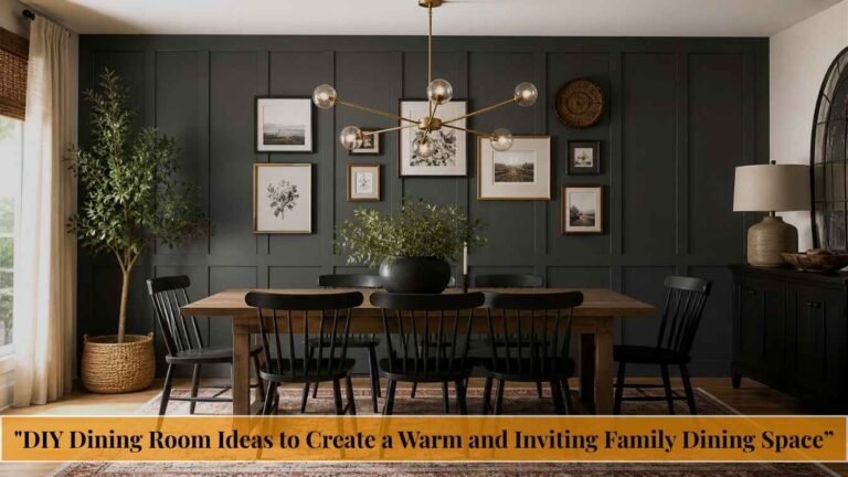 DIY Dining Room Ideas