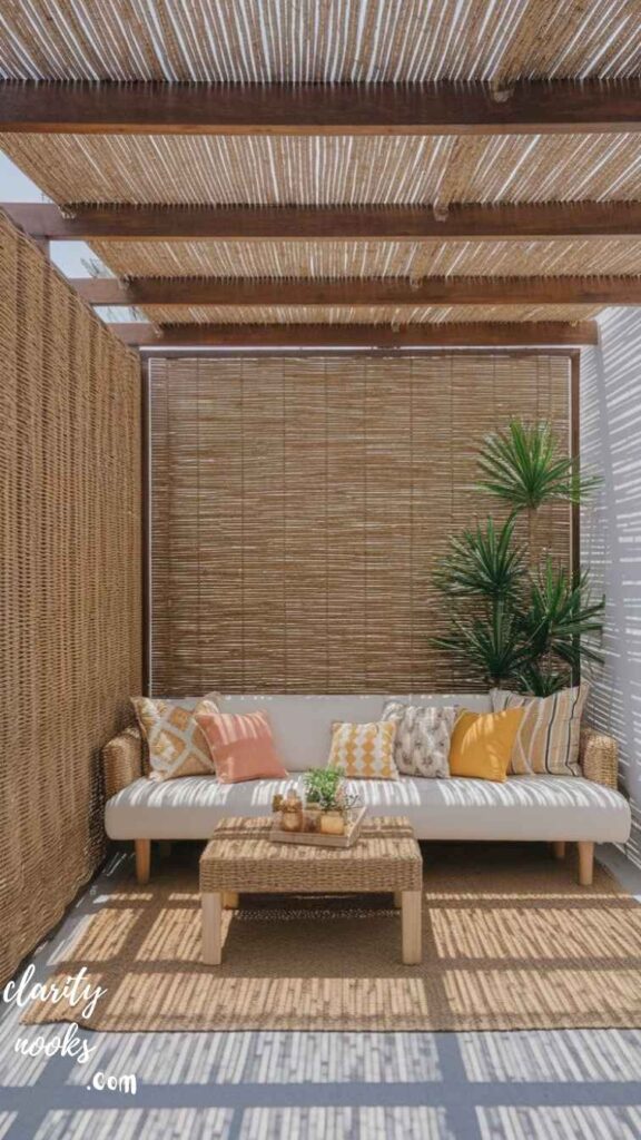 DIY Bamboo or Fabric Screens