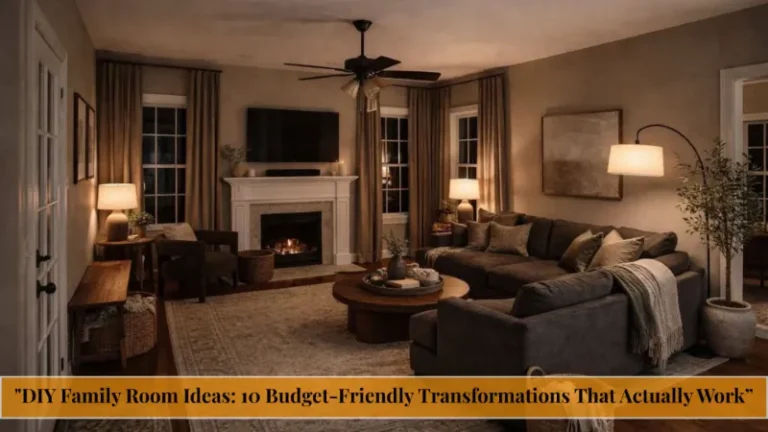 DIY Family Room Ideas