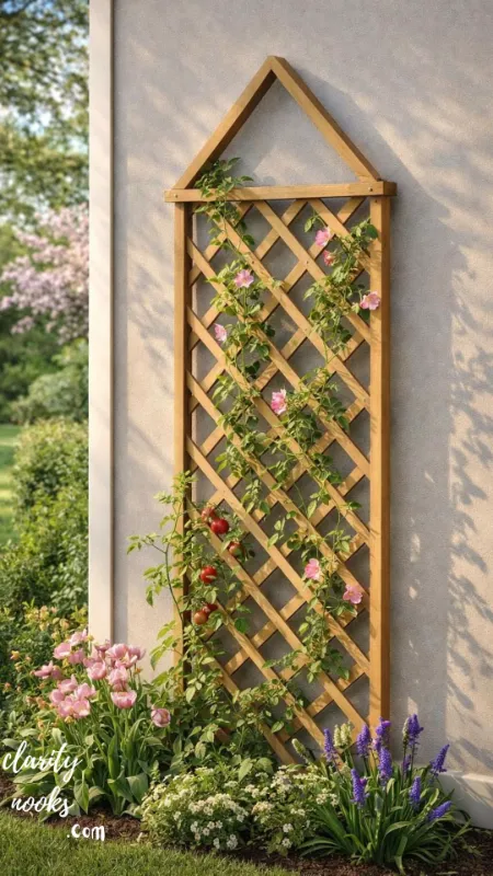 Add a DIY Trellis or Vertical Garden Panel