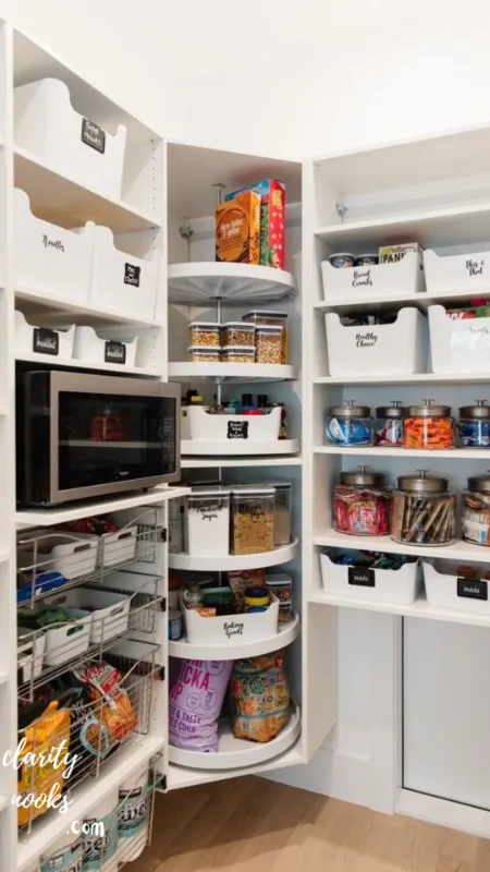 Add a Lazy Susan for Corner or Deep-Shelf Access