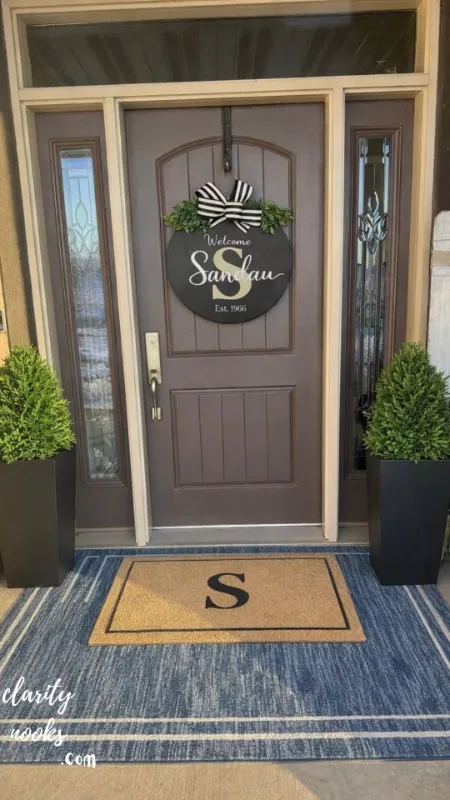 Add a Monogram, Letter, or Personalized Door Sign