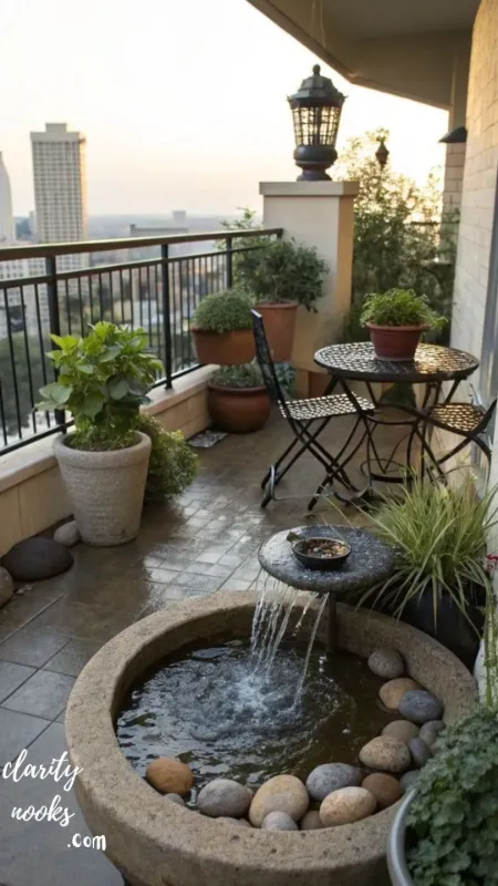 Add a Water Feature for Relaxation
