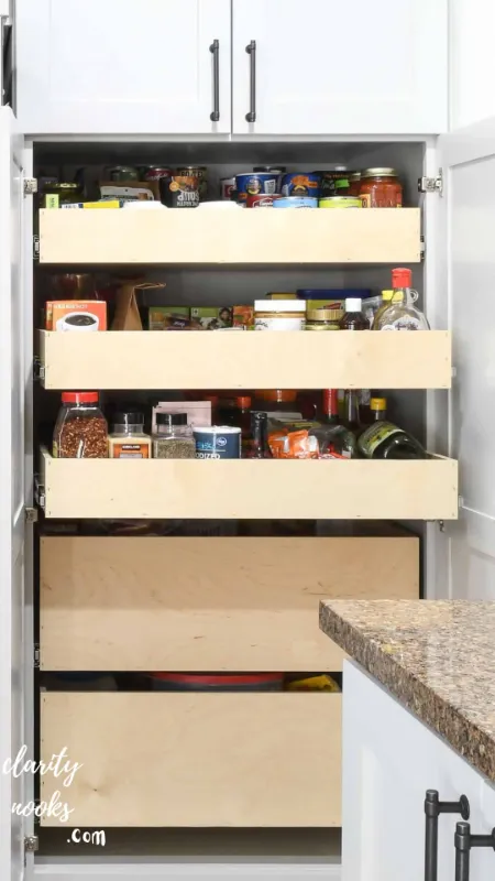 Build a DIY Pull-Out Drawer for Lower Shelf Access