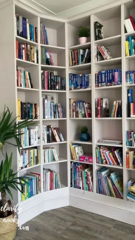 Create a Built-In Bookshelf Using IKEA Billy Hack