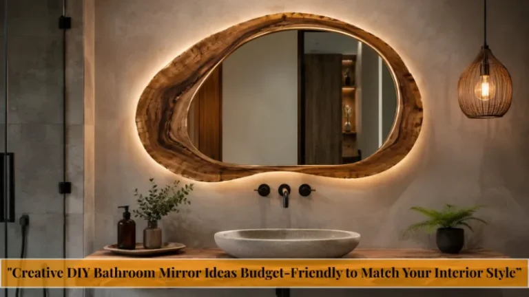 DIY Bathroom Mirror Ideas