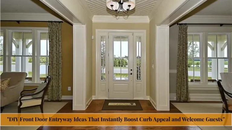 DIY Front Door Entryway Ideas