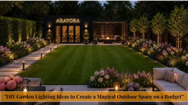 DIY Garden Lighting Ideas