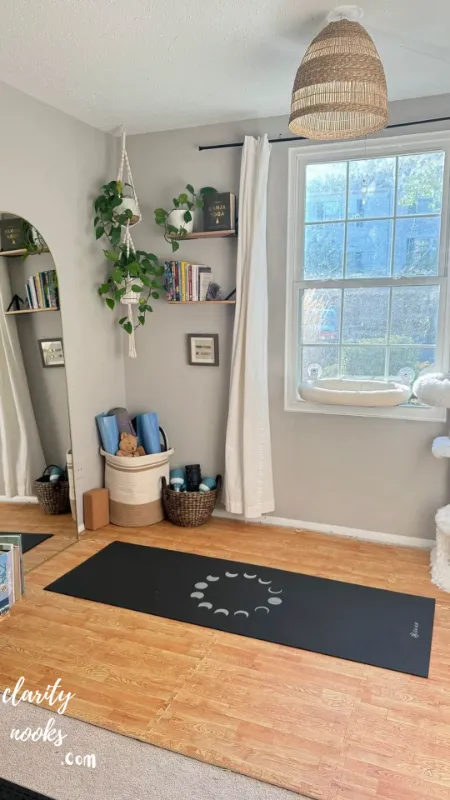 DIY Meditation Nook Within Your Yoga Room: Dual-Purpose Design
