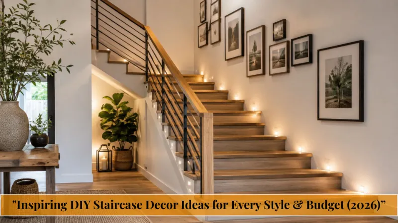 DIY Staircase Decor Ideas