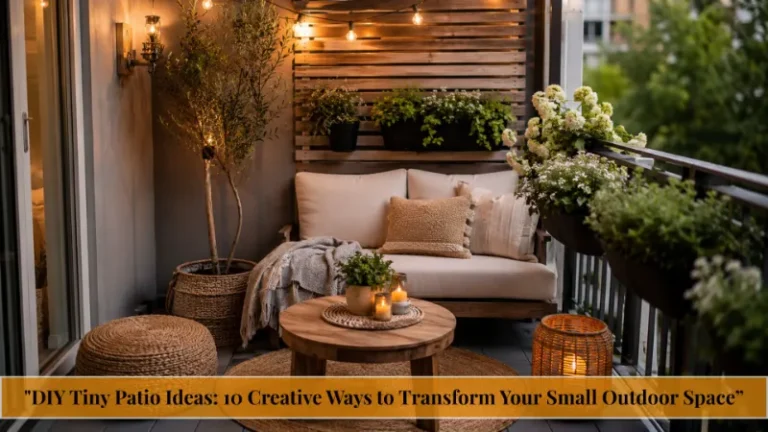 DIY Tiny Patio Ideas