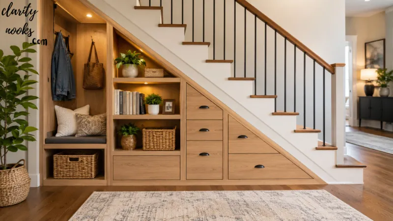 DIY Under Stairs Storage Ideas