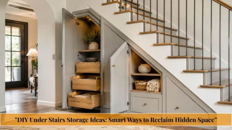 DIY Under Stairs Storage Ideas