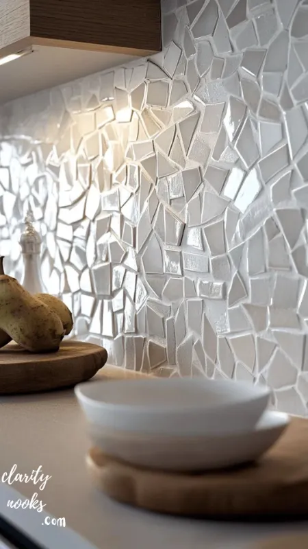 Glass Mosaic Tile Backsplash Light, Luxury, and DIY-Accessible