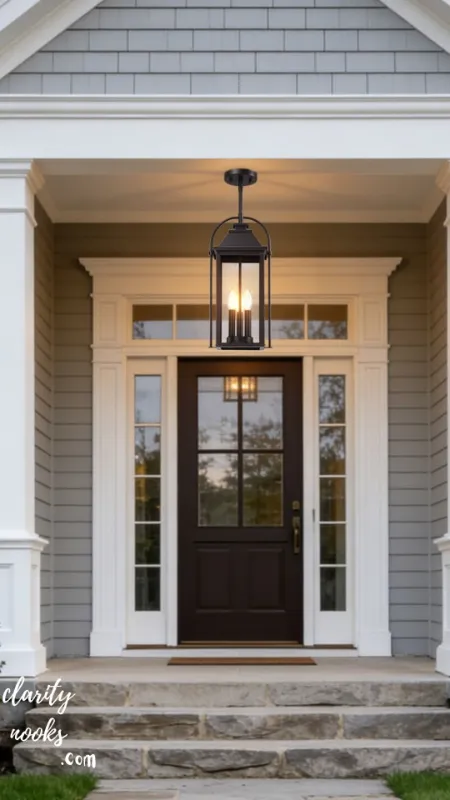 Hang Lanterns or Install Upgraded Exterior Lighting