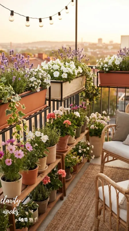 Install a Railing Planter Garden