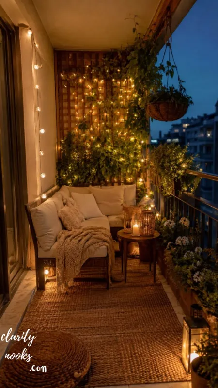 Install String Lights for Ambiance