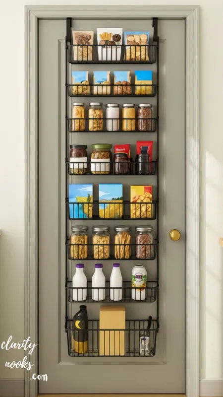 Mount a Door-Mounted Organizer to Unlock Hidden Space