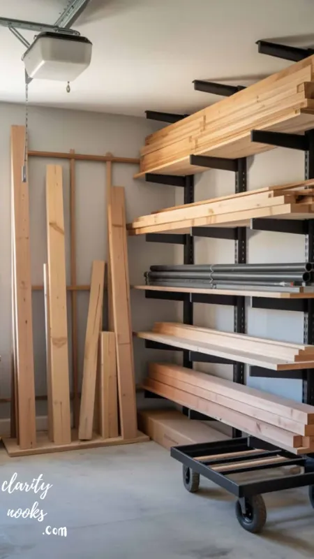 Overhead Lumber and Material Storage Reclaim Floor Space Instantly