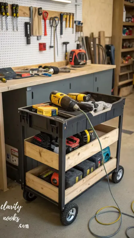 The Mobile Workbench A Rolling Workshop Hub You Can Take Anywhere