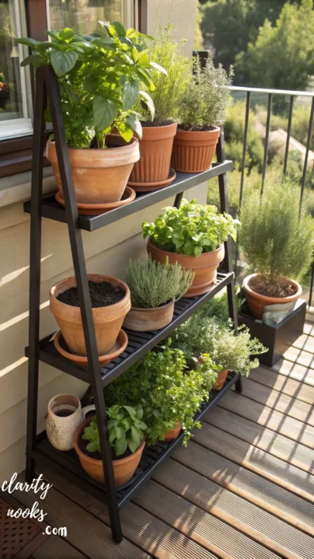 Tiered Herb and Flower Garden Stand: Functional Beauty on Zero Floor Space