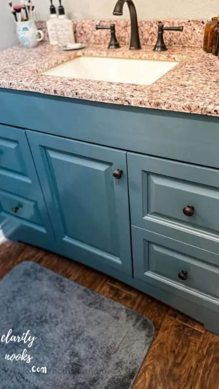 Paint or Refinish Cabinet Doors in a Contrasting Hue
